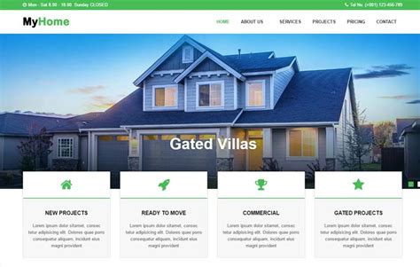 myhome-real-estate-website-template - 57+ Best Free Digital Agency HTML ...