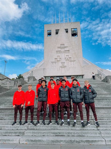 Liverpool FC — Academy players learn about the culture and history of Liverpool