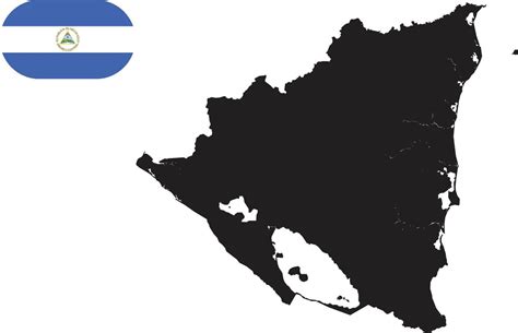 map and flag of Nicaragua 11175853 Vector Art at Vecteezy