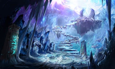 Ice Cave concept by Xeikth on DeviantArt