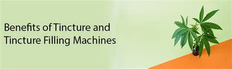 Benefits of Tincture Bottles and Automatic Tincture Filling/Labeling Machines - THC Label Solutions