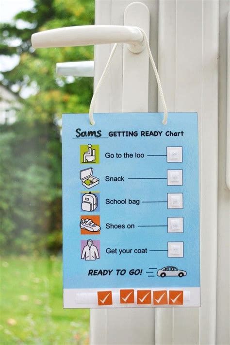 Getting ready to go chart - digital download | Giochi di apprendimento, Educazione speciale, Etsy