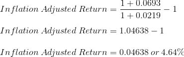 Inflation-Adjusted Rate of Return: Definition & Formula | Study.com