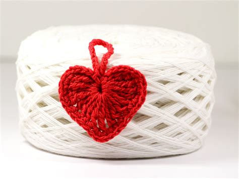 Crochet Heart Ornament Crochet Pattern Heart Decoration - Etsy