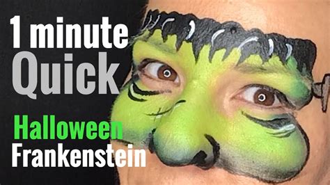 Frankenstein face painting tutorial how to face paint Frankenstein - YouTube