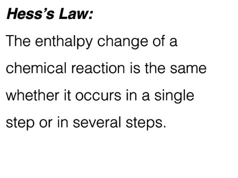 Hess law enthalpy cycles | Teaching Resources