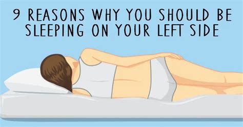 9 Reasons Why You Should Be Sleeping on Your Left Side