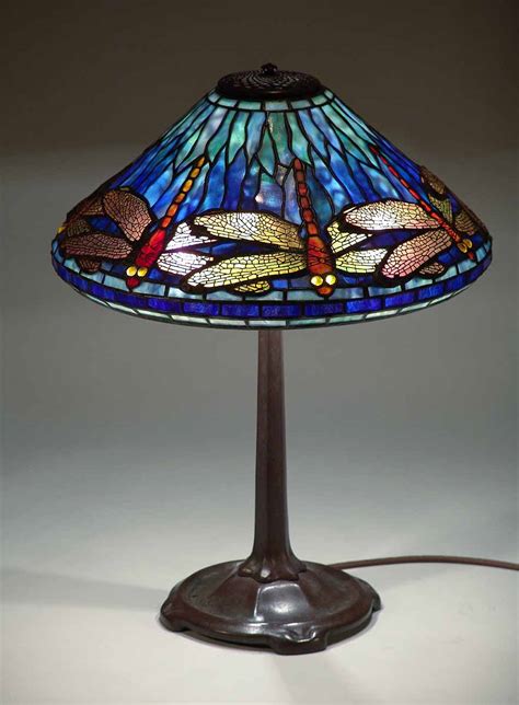 16" Dragonfly Tiffany Lamp