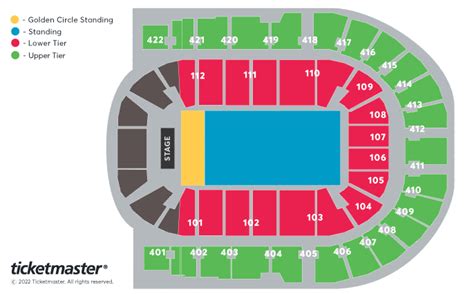 KISS - End of the Road Tour Seating Plan - The O2 Arena