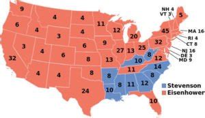 1952 US Presidential Election map | Learnodo Newtonic