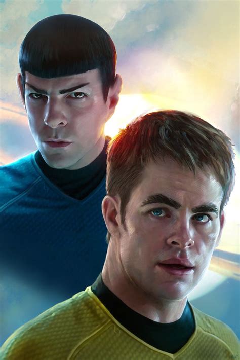 Kirk and Spock | Star trek actors, Star trek funny, Star trek movies