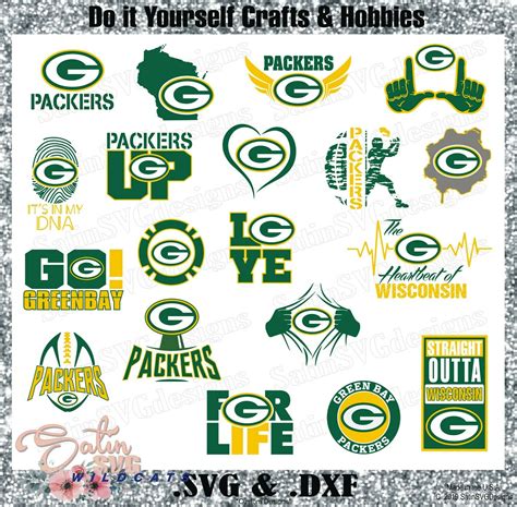 Green Bay Packers Design Upgrade Set SVG Files, NFL Football - Cricut ...