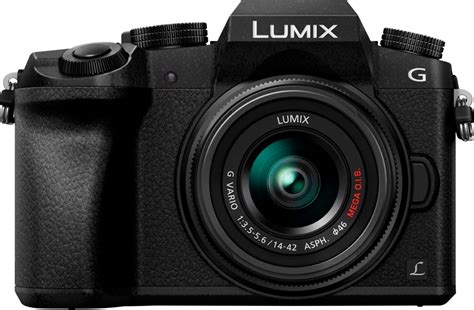 Panasonic LUMIX G7 Mirrorless 4K Photo Digital Camera Body with 14-42mm ...