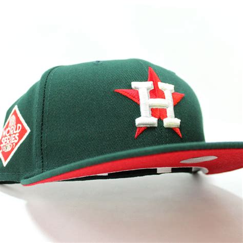 Houston Astros 2017 World Series New Era 59Fifty Fitted Hat (Green Red ...