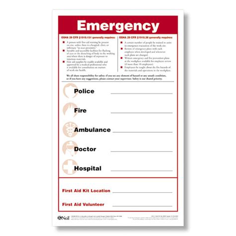 emergency numbers poster emergency posters - emergency contact numbers ...