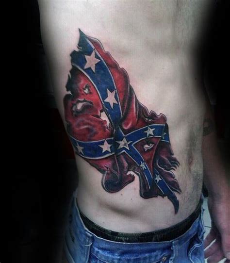 125+ Rebel Flag Tattoo with Amazing Design Ideas - Wild Tattoo Art