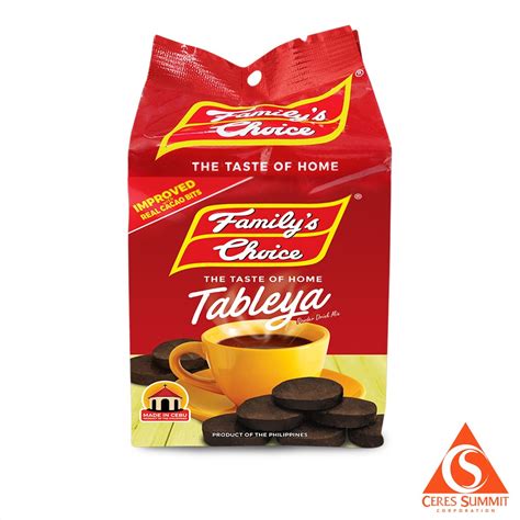 Family's Choice Premium Tableya Sachet Powder (Tablia, Tablea, Native Chocolate) 1 Doz x 10 gms ...