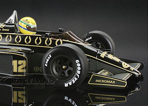 Lotus-Renault 98T F1 1986 Ayrton Senna - scale 1/18th 1985-1989 FORMULA 1 MOTORSPORTS