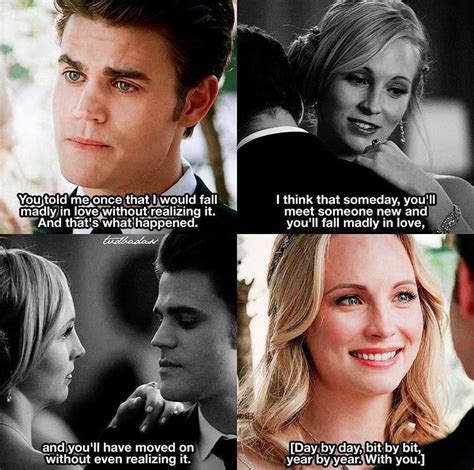 The Vampire Diaries: Caroline & Stefan Vampire Diaries Quotes, Vampire ...