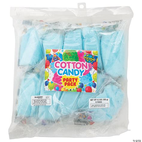 Blue Cotton Candy Favor Packs | Oriental Trading