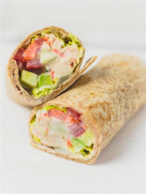 Low-Calorie, Healthy Chicken Wraps (364 cal only!) - Real Greek Recipes