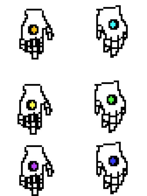 Gaster hands | Pixel Art Maker