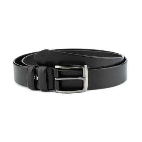 Buy Mens Belt For Black Jeans - Wide Thick Real Leather