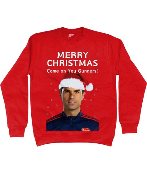 Arsenal Christmas Jumper Mikel Arteta Funny Arsenal Xmas Jumper Unisex - Etsy UK