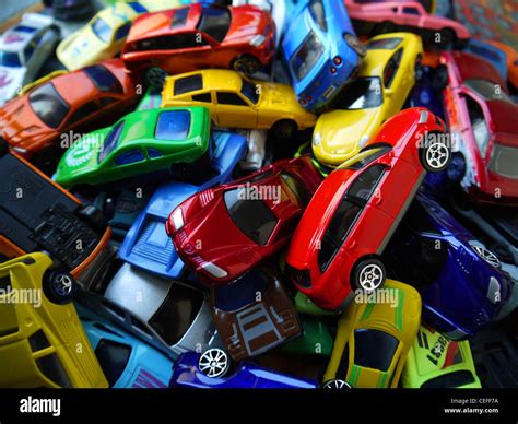 lots of toy cars in a pile Stock Photo - Alamy