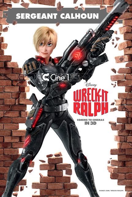 Wreck-It Ralph - Character Poster (Sergeant Calhoun) - Scannain