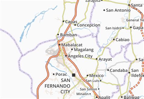 MICHELIN Magalang map - ViaMichelin