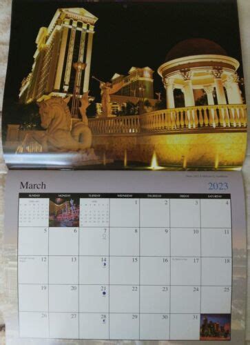 Las Vegas year 2023 calendar pictures of the Las Vegas Strip 2024 bonus ...