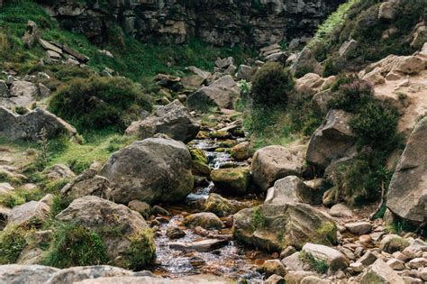 Wild camping at Kinder Scout, Peak District National Park ...