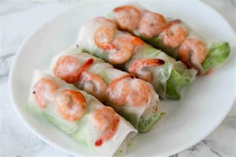 Vietnamese Shrimp Rice Paper Rolls - Sims Home Kitchen