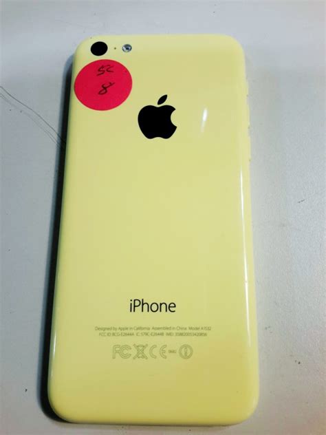 iBid Lot # 13291 - Apple iPhone 5c Verizon 8GB - Yellow MGH2LL/A - 1 each