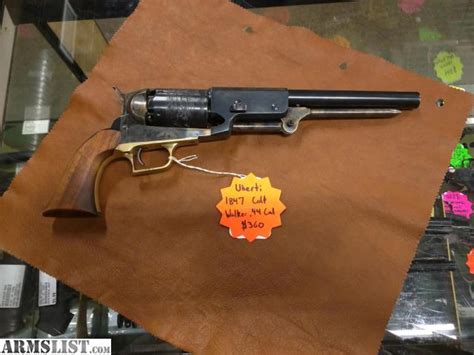 ARMSLIST - For Sale: Uberti Colt Walker 1847 Replica .44 Cal Blackpowder Revolver