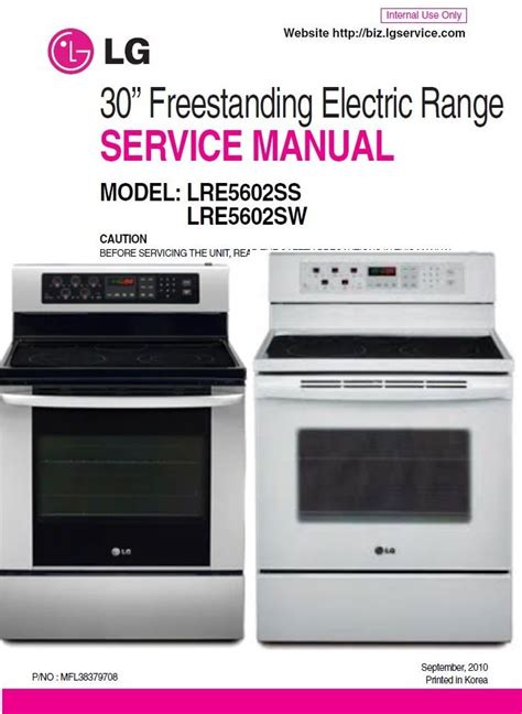 Pin on LG Oven Range Service Manuals