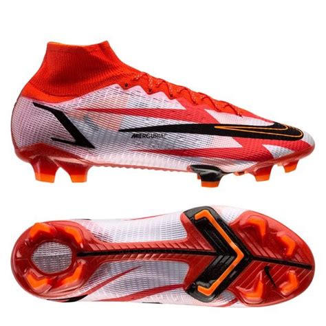 Nike Mercurial Superfly 8 Elite FG CR7 Spark Positivity - Chile Red/Black/White/Total Orange