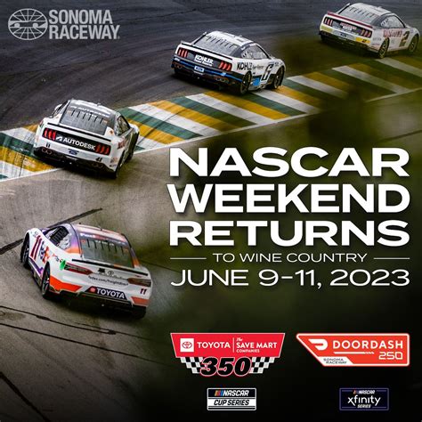 NASCAR Xfinity Series scheduled at Sonoma Raceway for first time ever in 2023; Joins NASCAR Cup ...