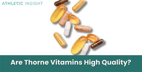 Thorne Vitamins Review [currentyear]: Are Thorne Vitamins Worth It? - Athletic Insight