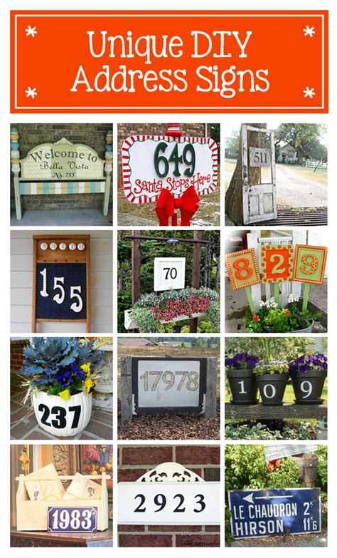 Home and Garden DIY Ideas | Diy address sign, Unique diy, Diy