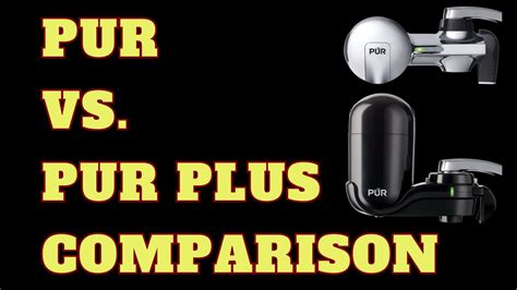 PUR vs. PUR PLUS [Faucet Filter & Filter Pitcher] - FlixWater