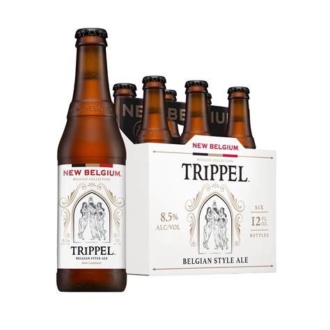 New Belgium Trippel Belgian Style Ale Craft Beer, 6 Pack, 12 fl oz ...