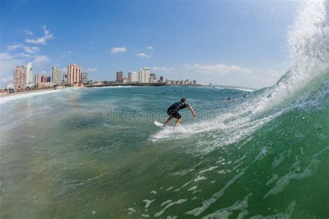 Surfing Water Action Durban Stock Image - Image of wave, unidentified ...