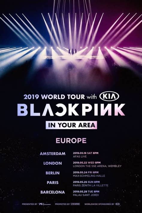 BLACKPINK CONCERT TICKET UK LONDON TOUR : World Tour Europe BLACKPINK ...