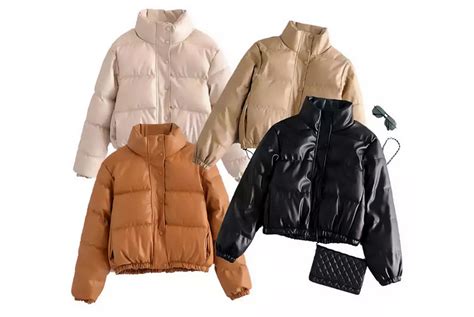 Women’s Faux Leather Puffa Jacket Offer - Wowcher