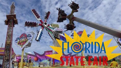 Thrilling Fair Rides & Crazy Carnival Food at the Florida State...