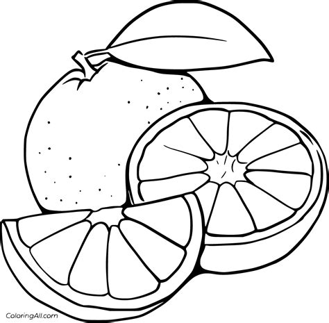 Orange Coloring Pages (13 Free Printables) - ColoringAll