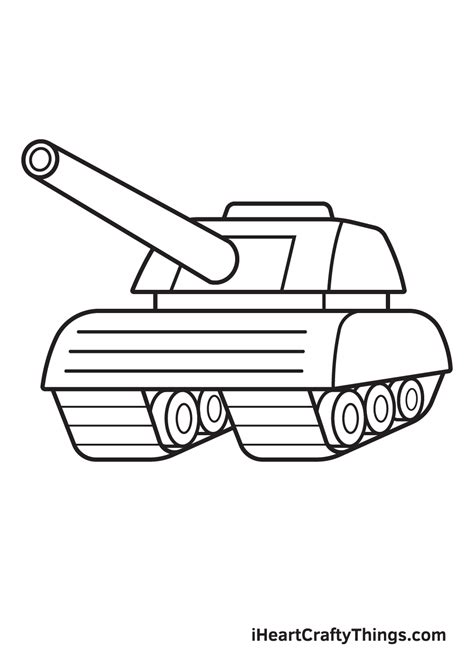 how to draw a tank - Veloz Beted1955