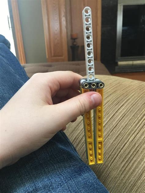 LEGO MOC Custom Butterfly Knife by SilverShadow_ | Rebrickable - Build ...